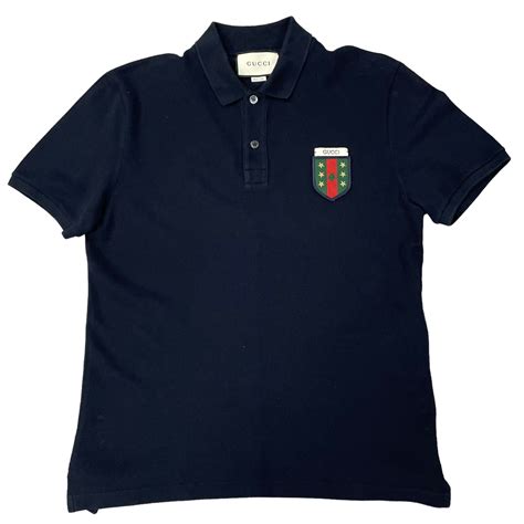 gucci crest polo|gucci.com official site.